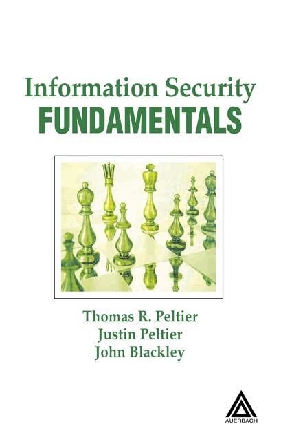 Information Security Fundamentals 1st Edition Thomas R Peltier