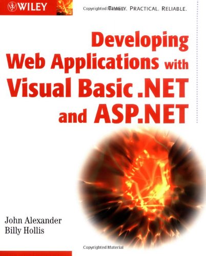 Developing Web Applications With Visual Basic Net And Aspnet 1st John Alexander