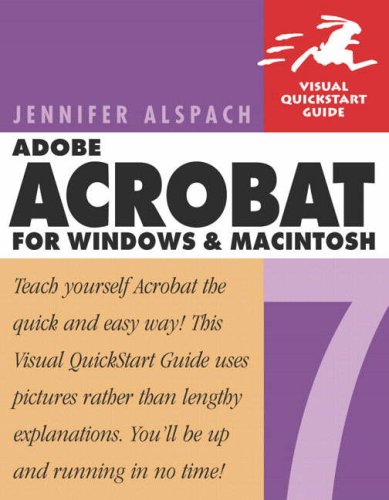 Adobe Acrobat 7 For Windows Macintosh Jennifer Alspach