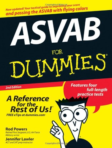 Asvab For Dummies 2nd Ed Rod Powers Jennifer Lawler