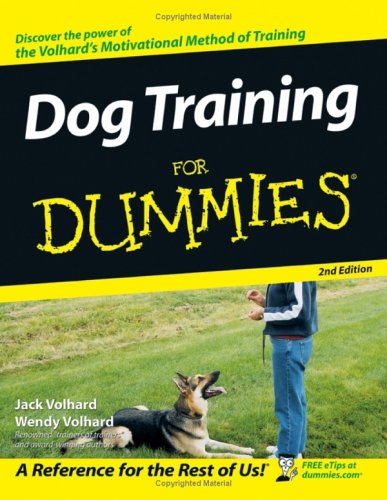 Dog Training For Dummies 2nd Ed Jack Volhard Wendy Volhard