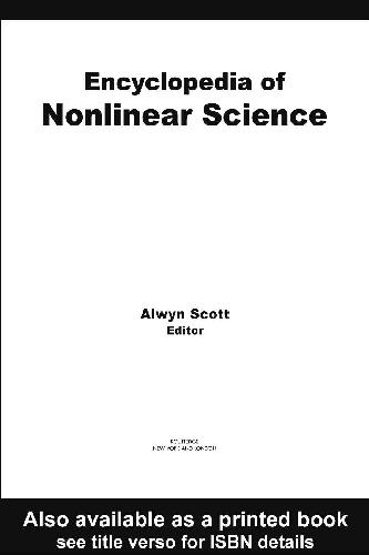 Encyclopedia Of Nonlinear Science Alwyn Scott