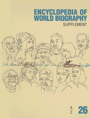 Encyclopedia Of World Biography Supplement 2nd Ed Thomson Gale