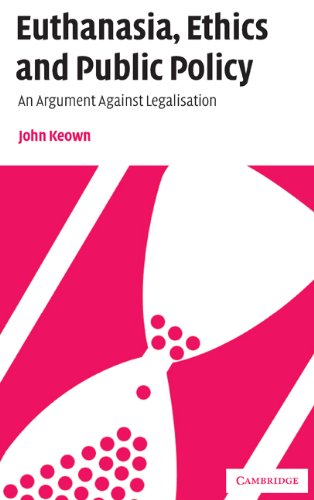 Euthanasia Ethics And Public Policy An Argument Against Legalisation 1st Edition John Keown