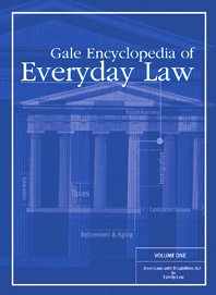 Gale Encyclopedia Of Everyday Law 2nd Ed Jeffrey Wilson