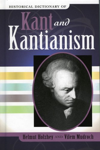Historical Dictionary Of Kant And Kantianism Helmut Holzhey