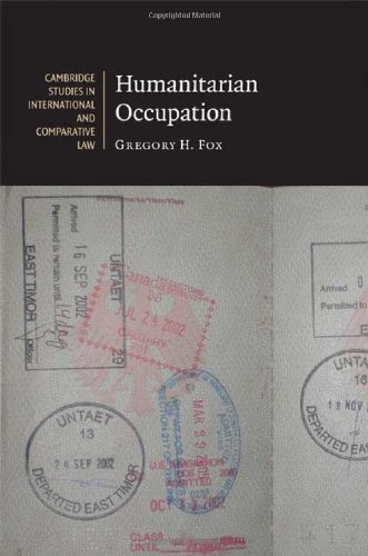 Humanitarian Occupation 1st Edition Gregory H Fox