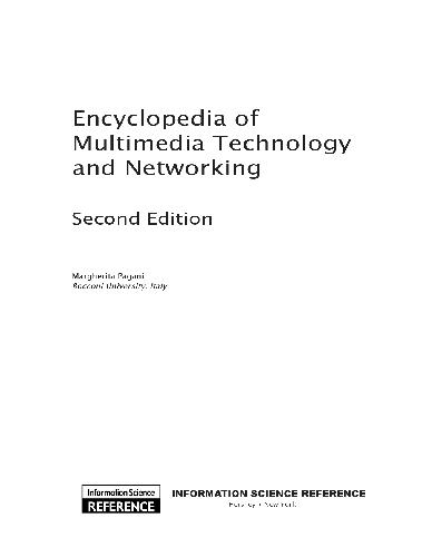 Encyclopedia Of Multimedia Technology And Networking 2nd Ed Margherita Pagani
