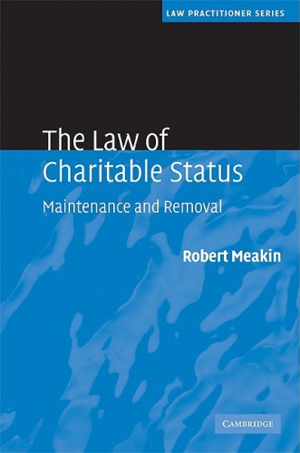 Law Charitable Status 1st Edition Robert Meakin