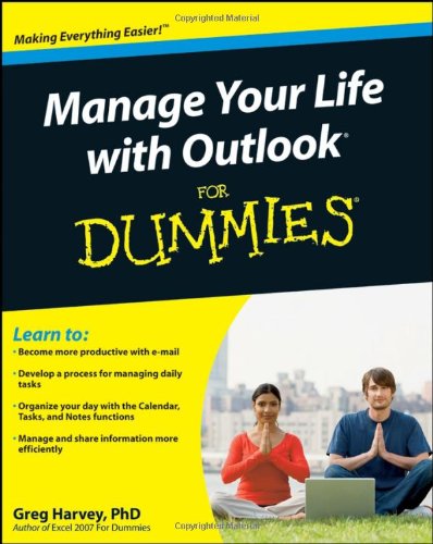 Manage Your Life With Outlook For Dummies Greg Harvey