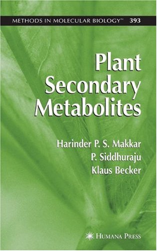 Plant Secondary Metabolites 1st Edition Harinder P S Makkar