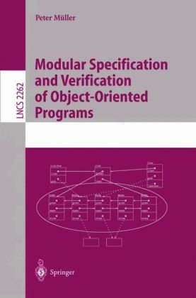 Modular Specification And Verification Of Objectoriented Programs 1st Edition Peter Mller Eds