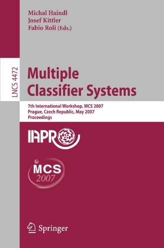 Multiple Classifier Systems 7th International Workshop Mcs 2007 Prague Czech Republic May 2325 2007 Proceedings 1st Edition Vadim Mottl