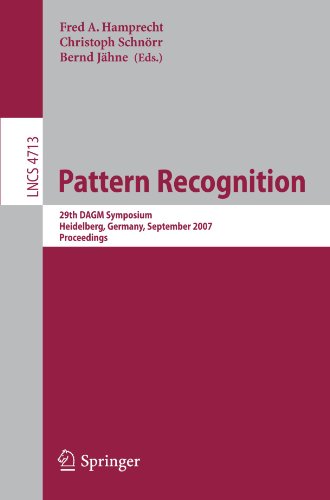 Pattern Recognition 29th Dagm Symposium Heidelberg Germany September 1214 2007 Proceedings 1st Edition Ferid Bajramovic