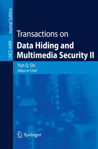 Transactions On Data Hiding And Multimedia Security Ii 1st Edition Andr Adelsbach