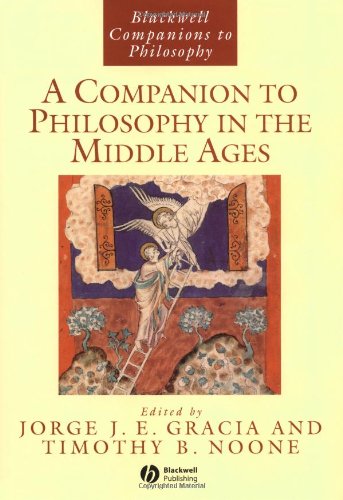 A Companion To Philosophy In The Middle Ages Jorge J E Gracia