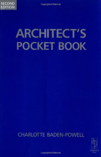 Architects Pocket Book 2nd Edition Charlotte Badenpowell