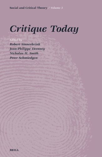 Critique Today Robert Sinnerbrink Nicholas Smith