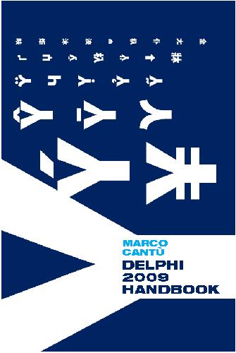Delphi 2009 Handbook Marco Cantù