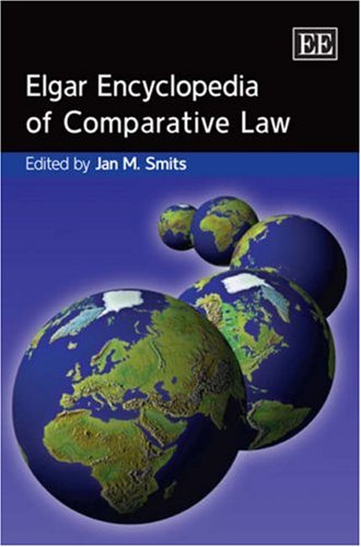Elgar Encyclopedia Of Comparative Law Jan M Smits