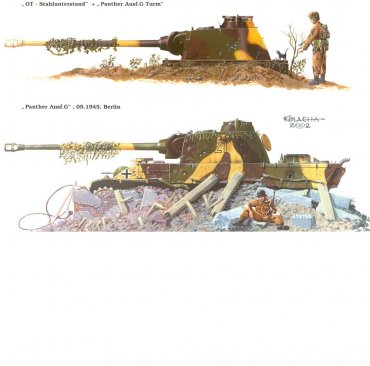 Panther Variants In Color Waldemar Trojca