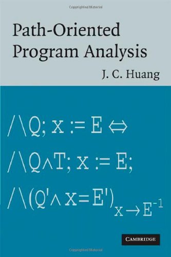 Pathoriented Program Analysis J C Huang
