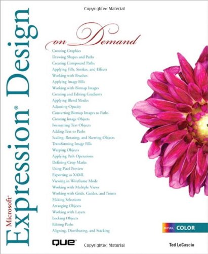 Microsoft Expression Design On Demand 1st Edition Ted Locascio