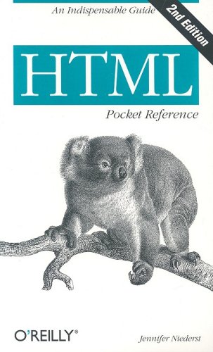 Html Pocket Reference 2nd Jennifer Niederst Robbins
