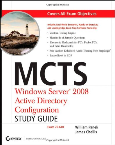 Mcts Windows Server 2008 Active Directory Configuration Study Guide Exam 70640 Papcdr St William Panek