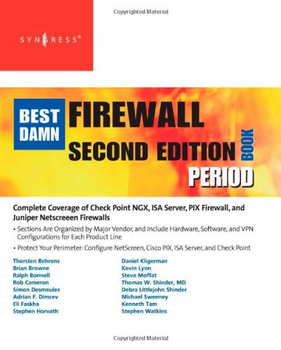 The Best Damn Firewall Book Period 2nd Edition Thomas W Shinder