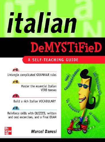 Italian Demystified A Selfteaching Guide Marcel Danesi