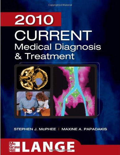 Current Medical Diagnosis And Treatment 49th Edition Stephen J Mcphee