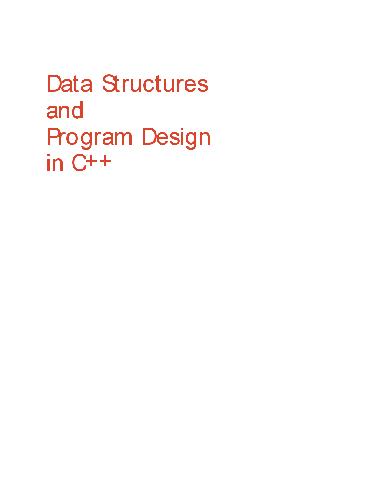 Data Structures Program Design In C Kruse