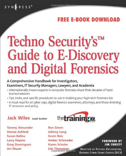 Techno Securitys Guide To Ediscovery And Digital Forensics A Comprehensive Handbook Papdvd Jack Wiles