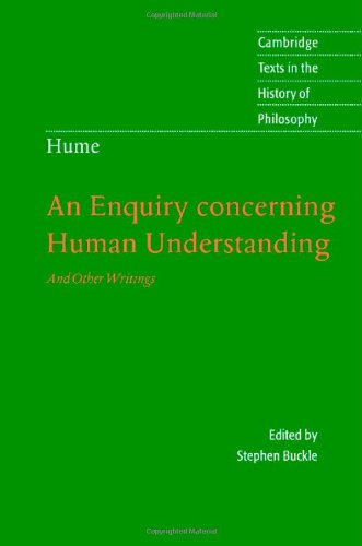 Enquiry Concerning Human Understanding Stephen Buckle