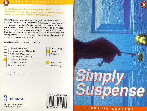 Simply Suspense Pearson English Readers Level 2 2nd Edition Frank Stockton