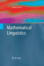 Mathematical Linguistics 1st Edition Andrs Kornai Auth