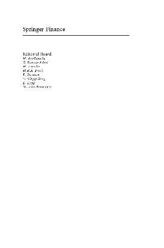 Mathematics Of Financial Markets Finance 2nd Robert J Elliott
