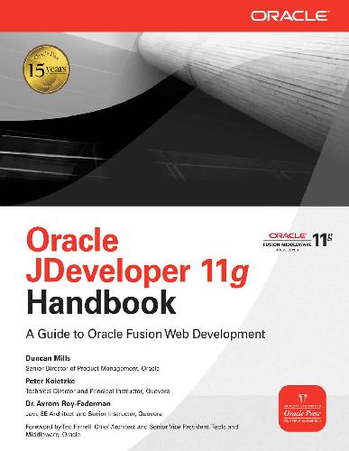 Oracle Jdeveloper 11g Handbook
