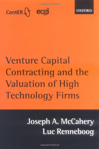 Venture Capital Contracting And The Valuation Of Hightechnology Firms Illustrated Edition Werner Sollors