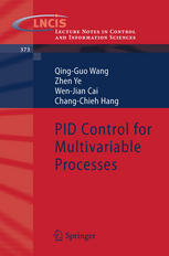 Pid Control For Multivariable Processes 1st Edition Qingguo Wang