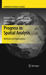 Progress In Spatial Analysis Methods And Applications 1st Edition Antonio Pez