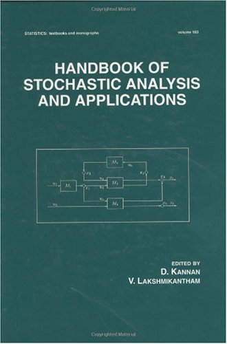Handbook Of Stochastic Analysis Applications 1st V Lakshmikantham