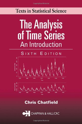 The Analysis Of Time Series An Introduction 6th Edition Chris Chatfield