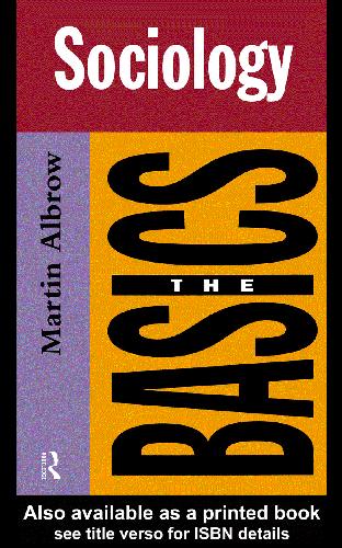 Sociology The Basics Martin Albrow