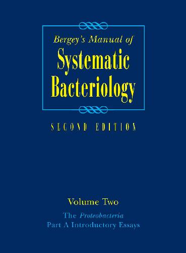 Bergeys Manual Of Systematic Bacteriology 2nd Edition Garrity