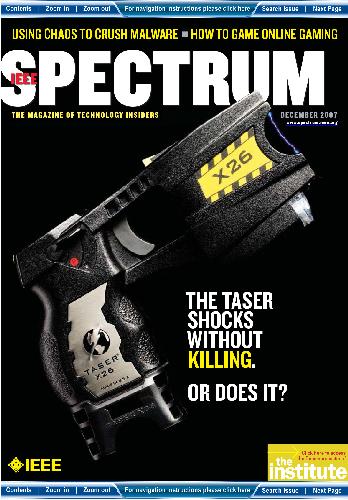 Ieee Spectrum 200712 The Taser Shocks Without Killing