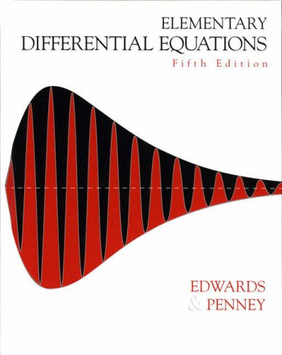 Solutions Of Elementary Differential Equations With Boundary Value Problems 5th Edition C Henry Edwards