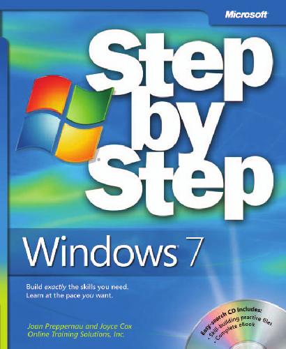 Microsoft Press Windows 7 Step By Step Sep Joan Preppernau Joyce Cox