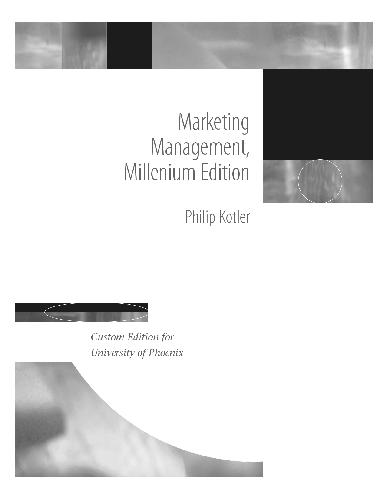 Marketing Management Philip Kotler